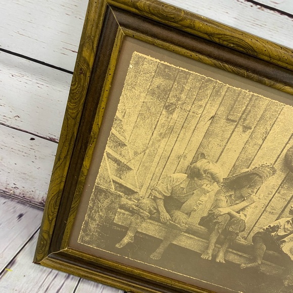 Vintage Sepia Photograph Boys Summer Childhood - Picture 3 of 5